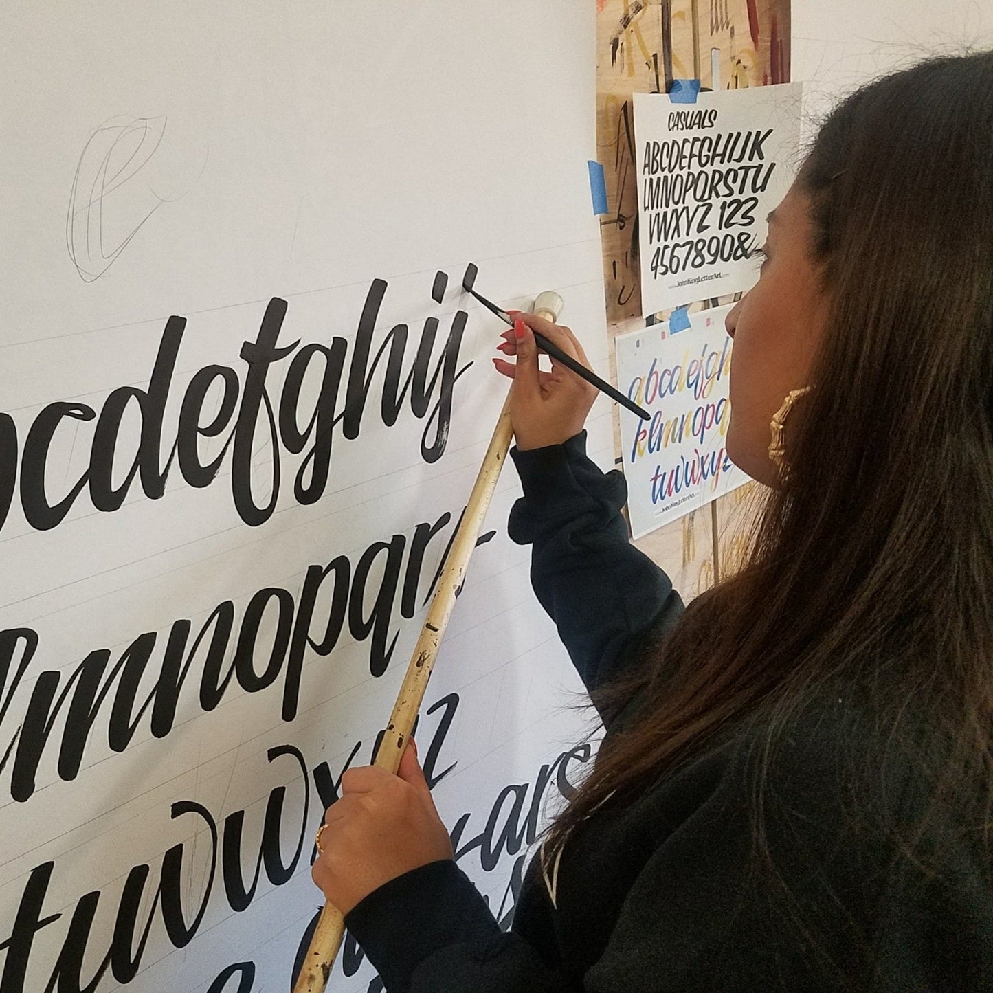 Signpainting Workshop. December 6th-7th. Script and Casual.