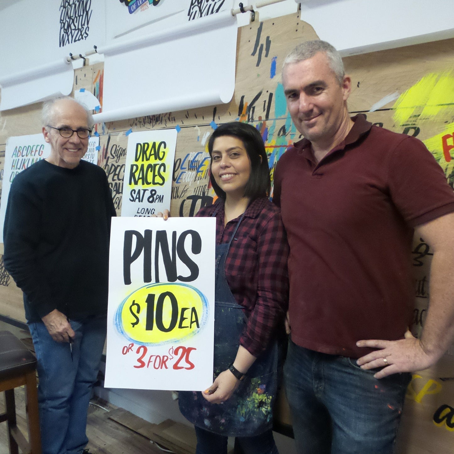 Signpainting Workshop. December 6th-7th. Script and Casual.