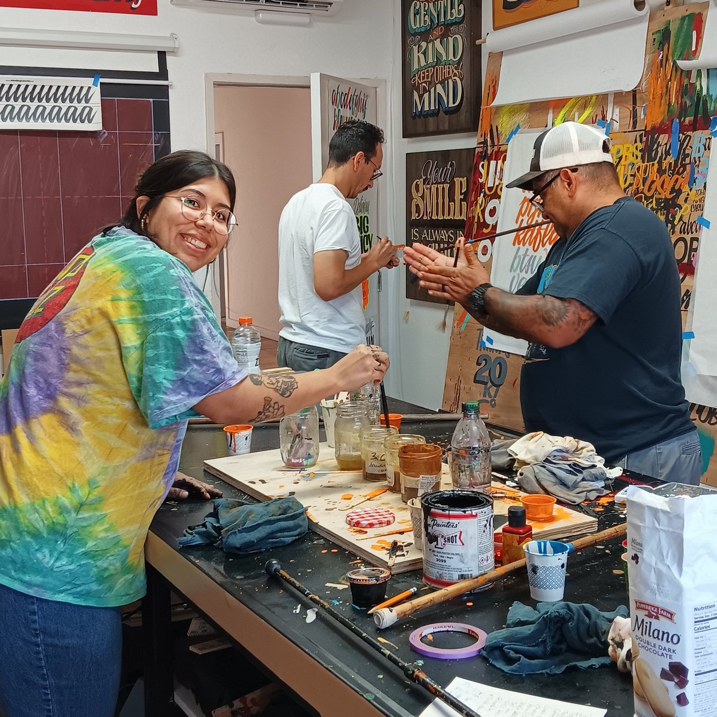 Signpainting Workshop. December 6th-7th. Script and Casual.