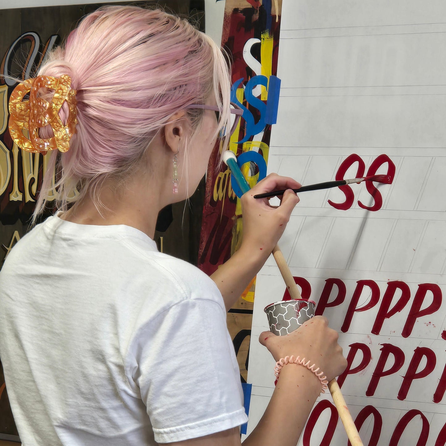 Signpainting Workshop. December 6th-7th. Script and Casual.