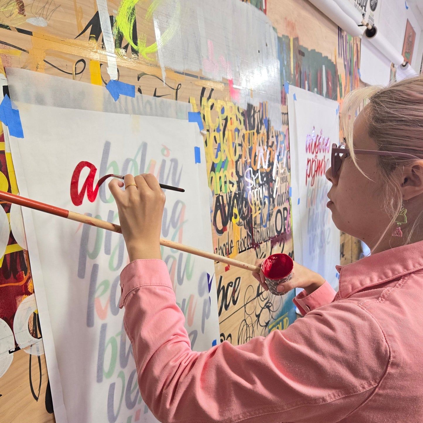 Signpainting Workshop. December 6th-7th. Script and Casual.