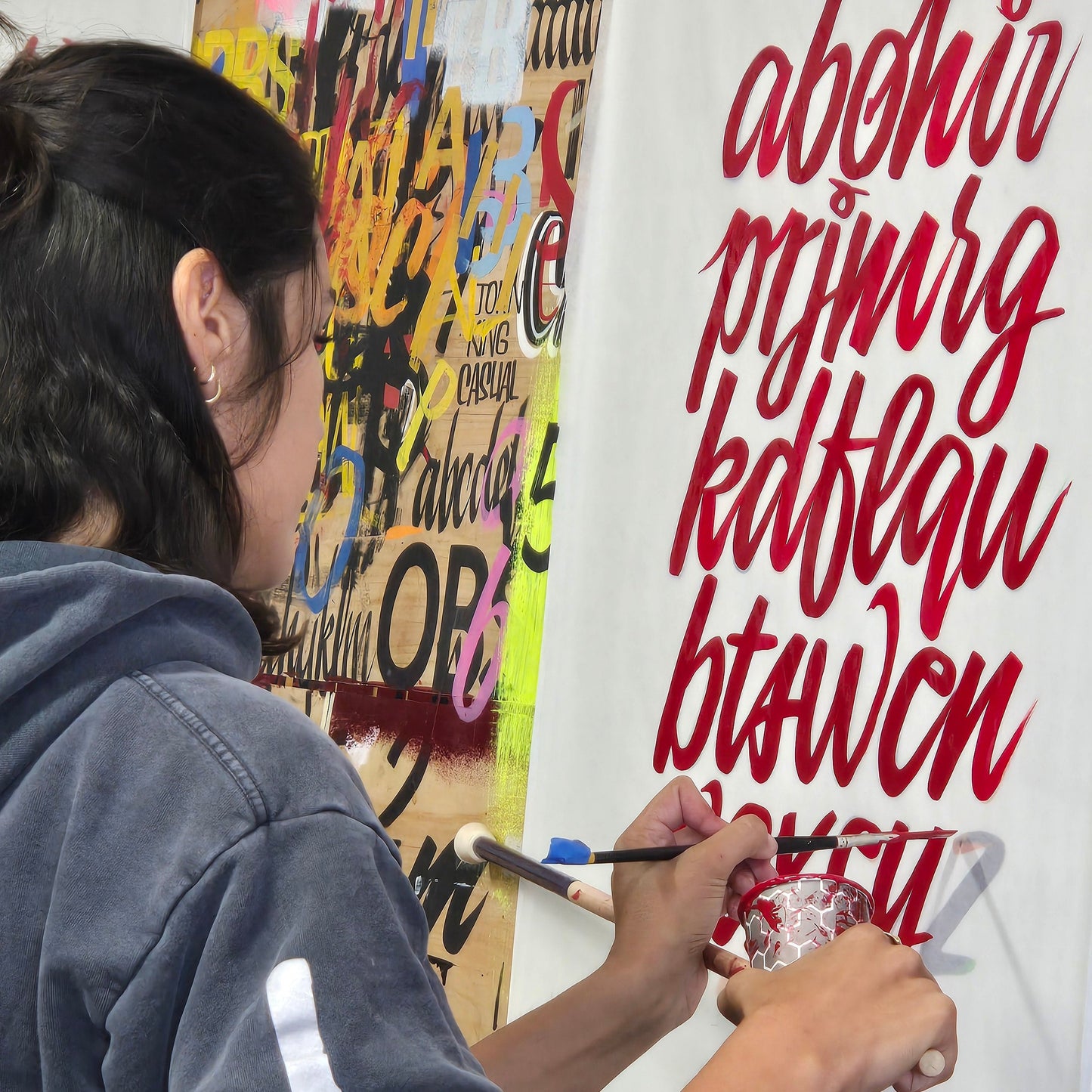 Signpainting Workshop. December 6th-7th. Script and Casual.