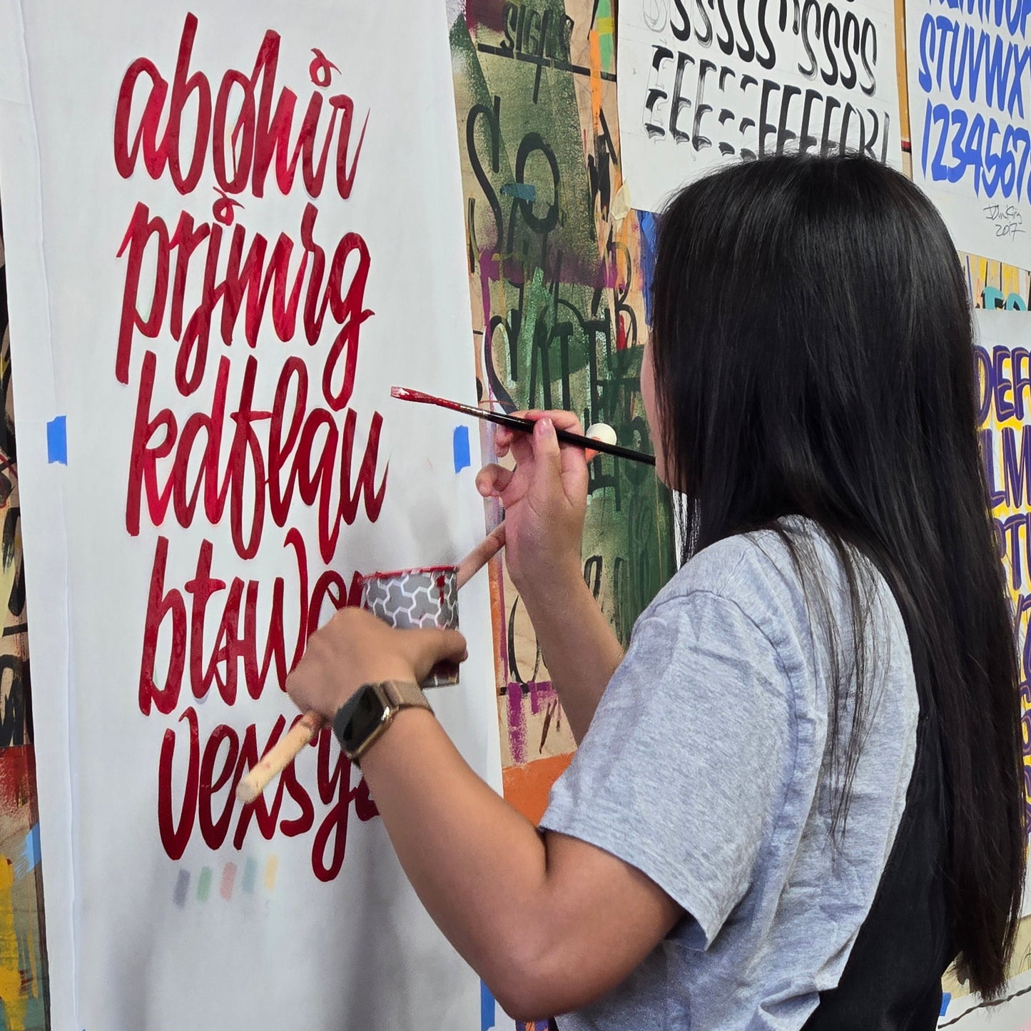 Signpainting Workshop. December 6th-7th. Script and Casual.