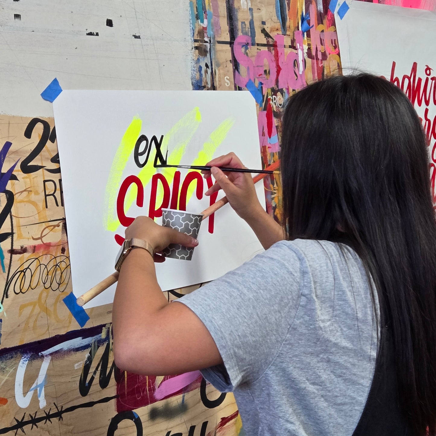 Signpainting Workshop. December 6th-7th. Script and Casual.