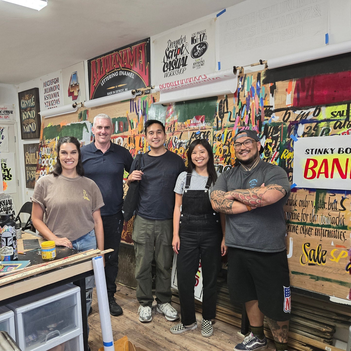 Signpainting Workshop. December 6th-7th. Script and Casual.