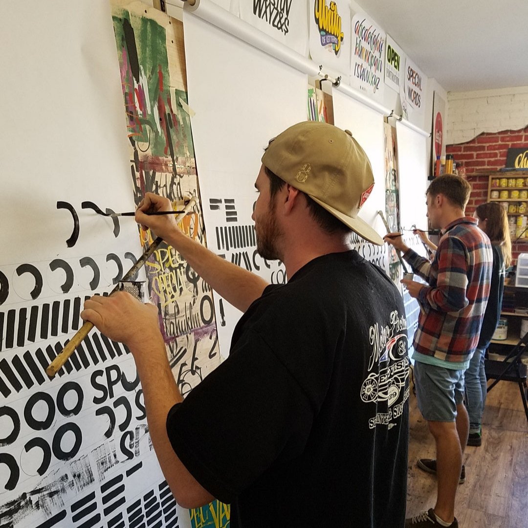 Introduction to Sign Painting Workshop. March 29th-30th 2025