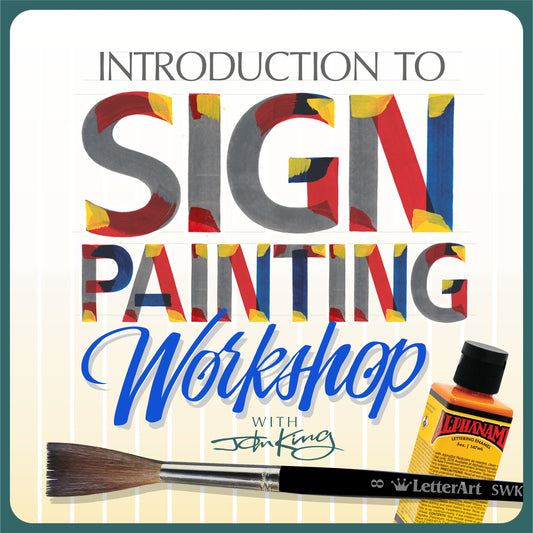 Introduction to Sign Painting Workshop. March 29th-30th 2025