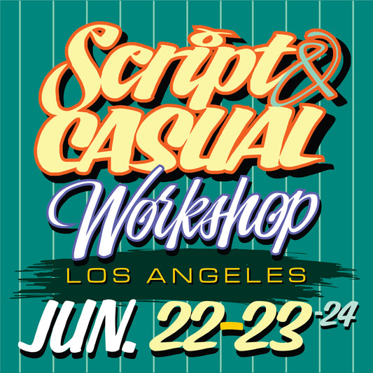 Script and Casual Signpainting Workshop. June 22nd-23rd 2024
