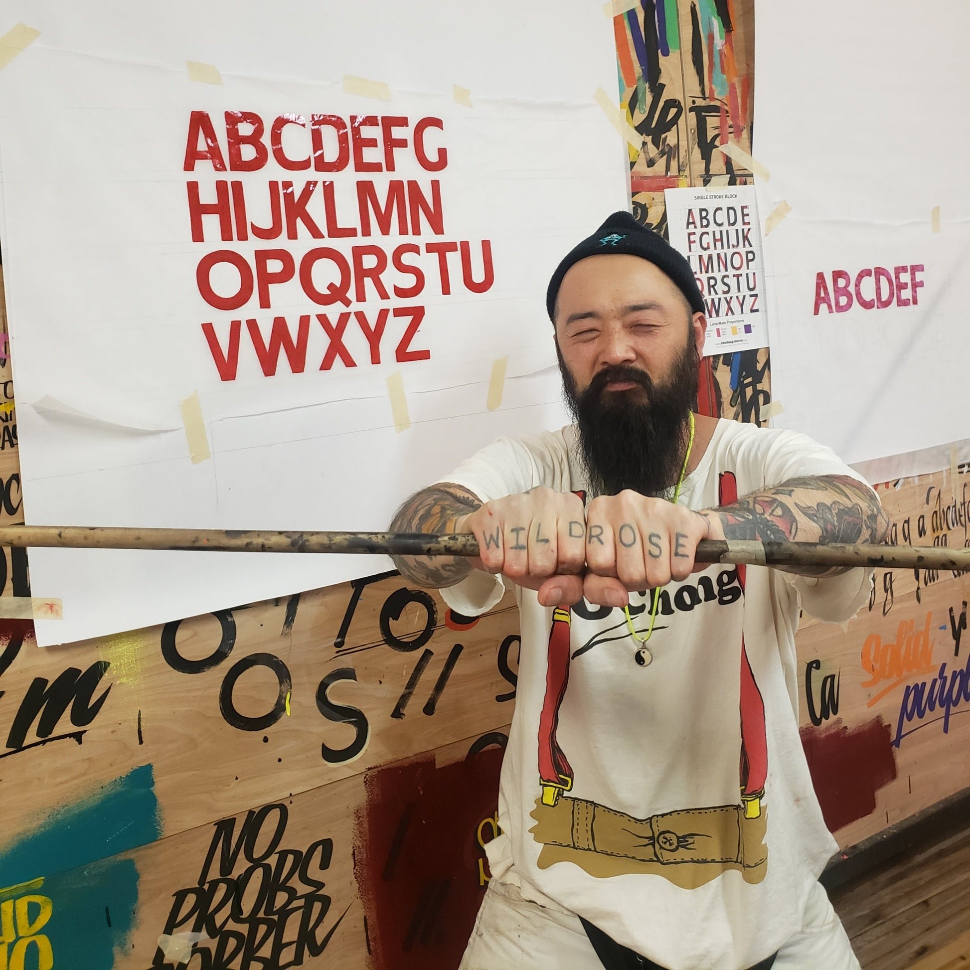 sign painting signwriting workshop los angeles John King