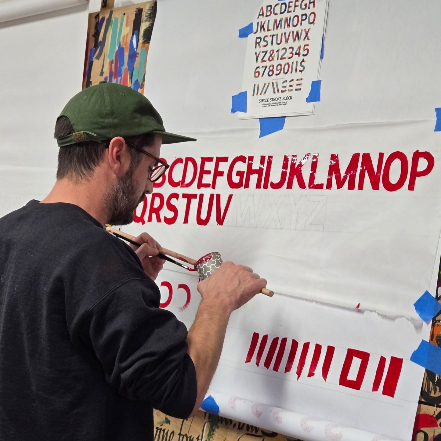 sign painting signwriting workshop los angeles John King
