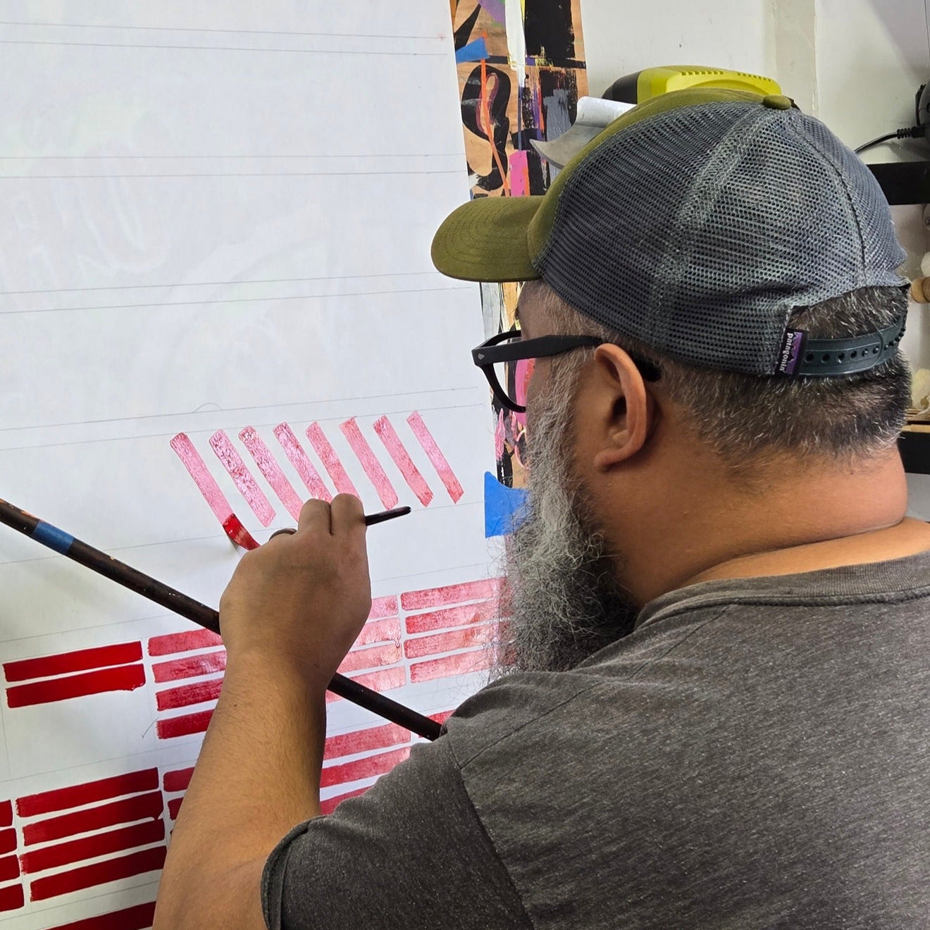 Signpainting workshop Los Angeles with John King