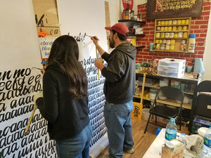 July Script and Casual Lettering Workshop. July 13th-14th 2019 - John King Letter Art