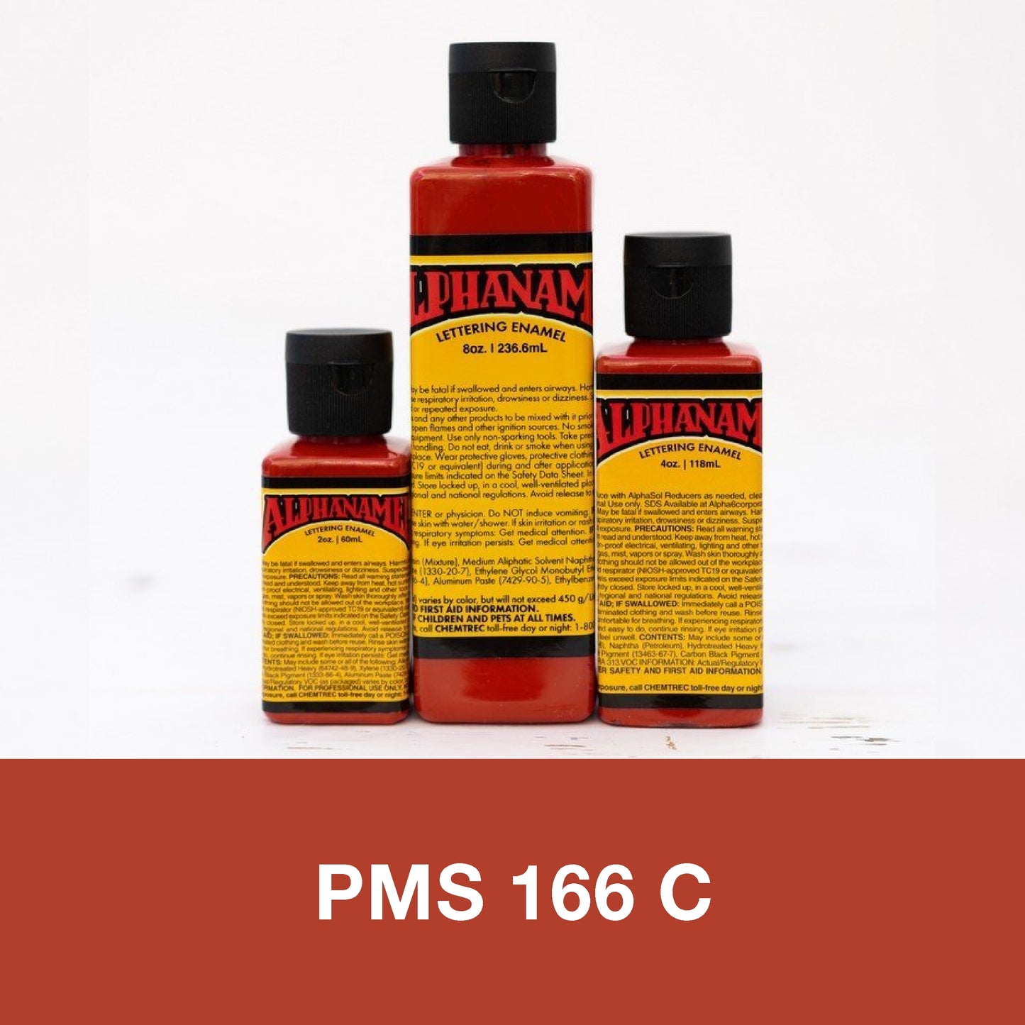 Alphanamel HOT VERMILLION