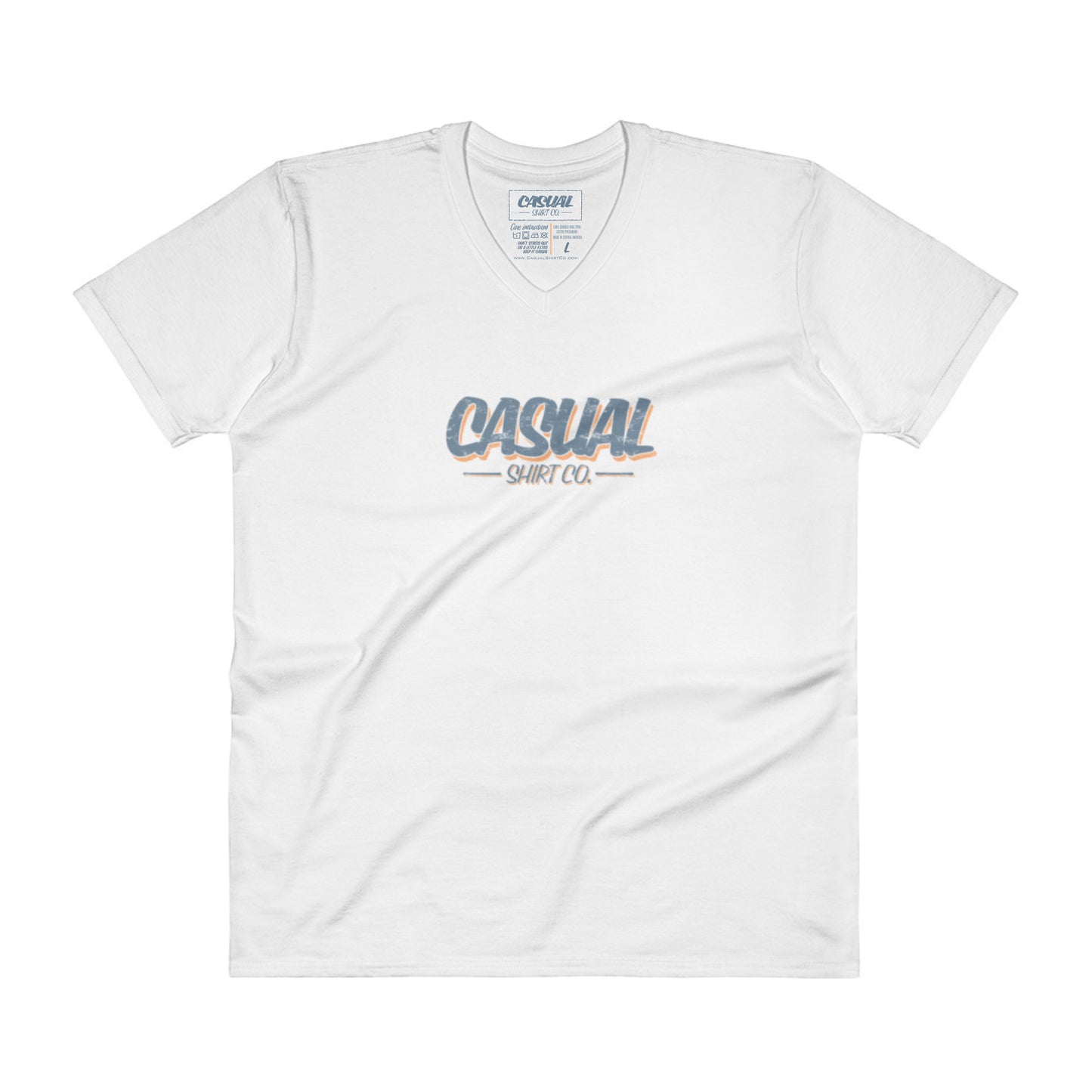 California Morning Tee V-Neck - John King Letter Art