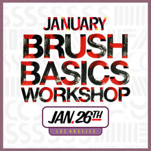BRUSH BASICS Workshop. January 26th 2019 - John King Letter Art