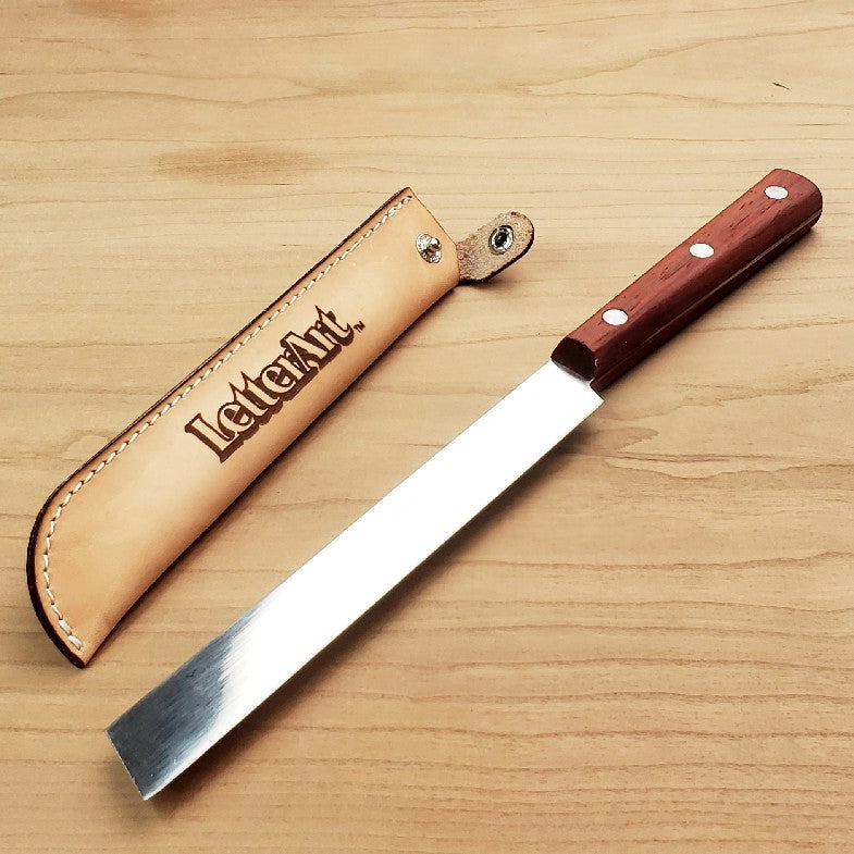 Gilder's Knife with Leather Sheath
