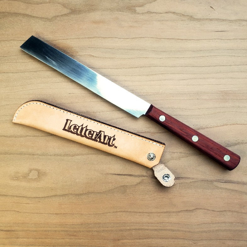 Gilder's Knife with Leather Sheath
