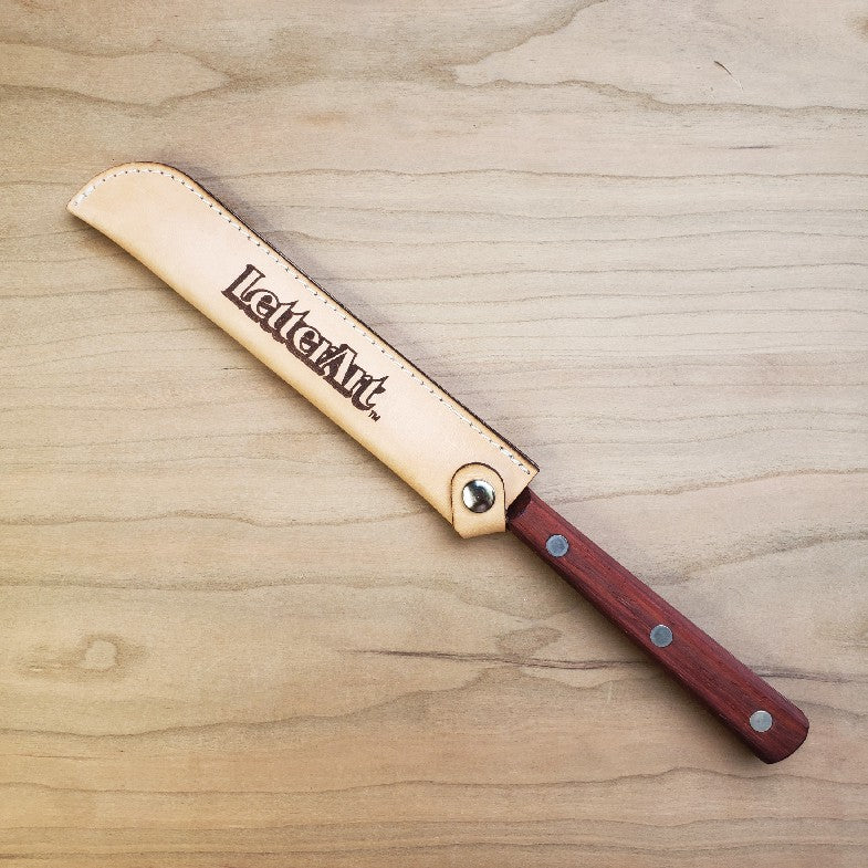 Gilder's Knife with Leather Sheath
