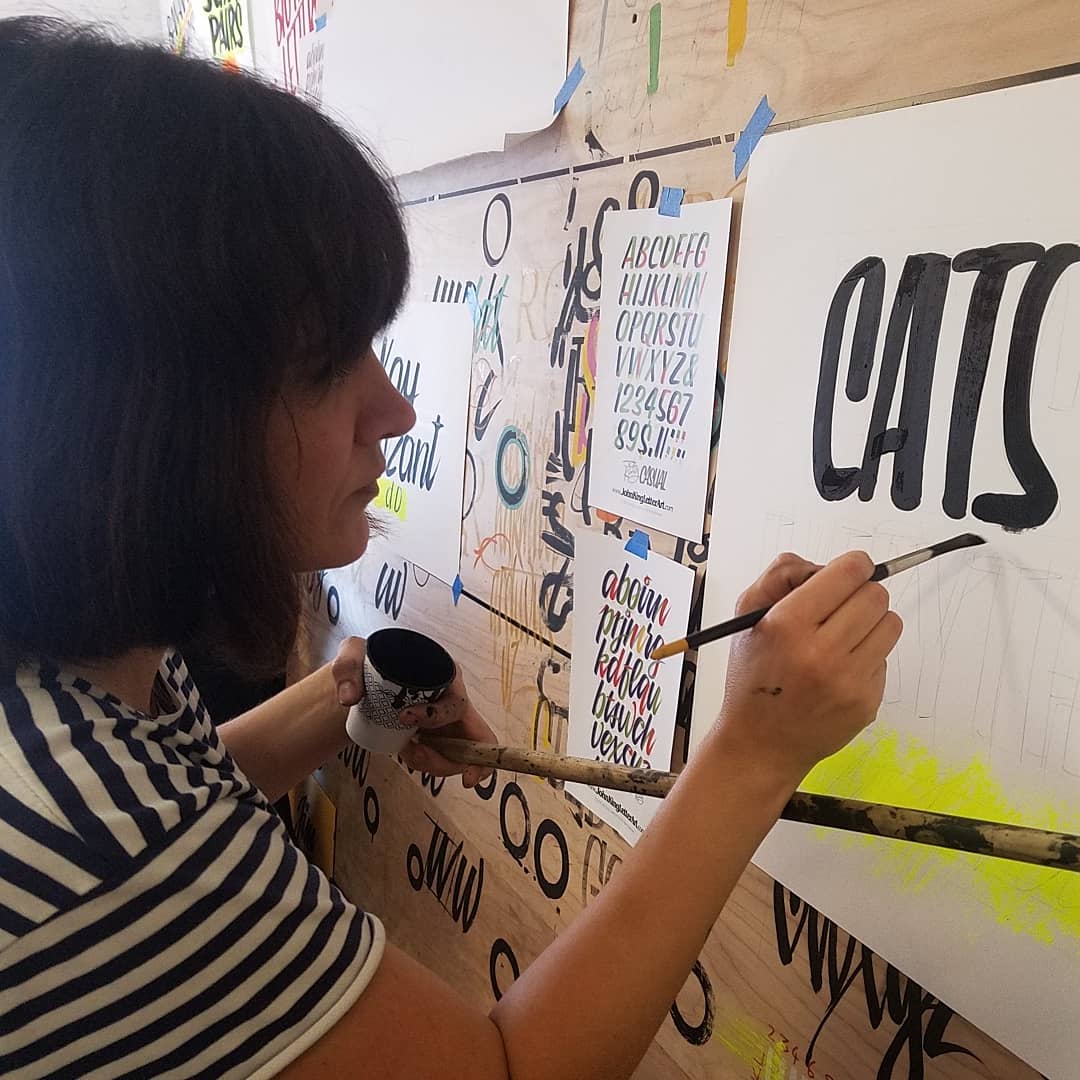 CASUAL LETTERING INTENSIVE Workshop. February 9th-10th - John King Letter Art