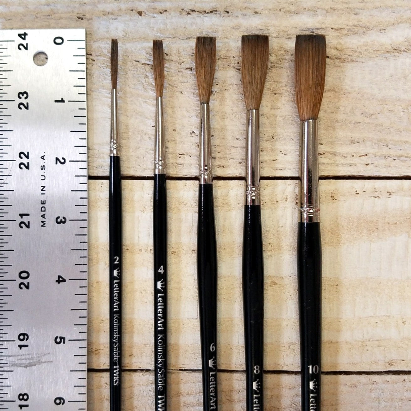 Signwriting Ticket writing Brushes Letter Art TWKS Series - John King Letter Art