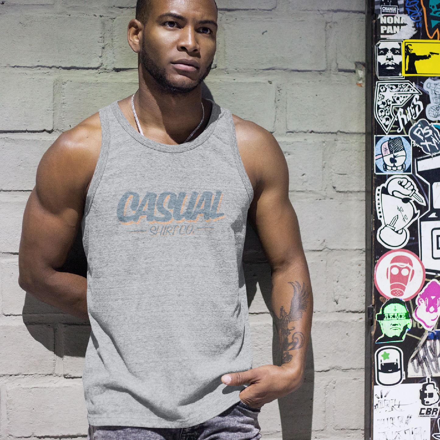 Cityscape Sunrise Unisex Tank