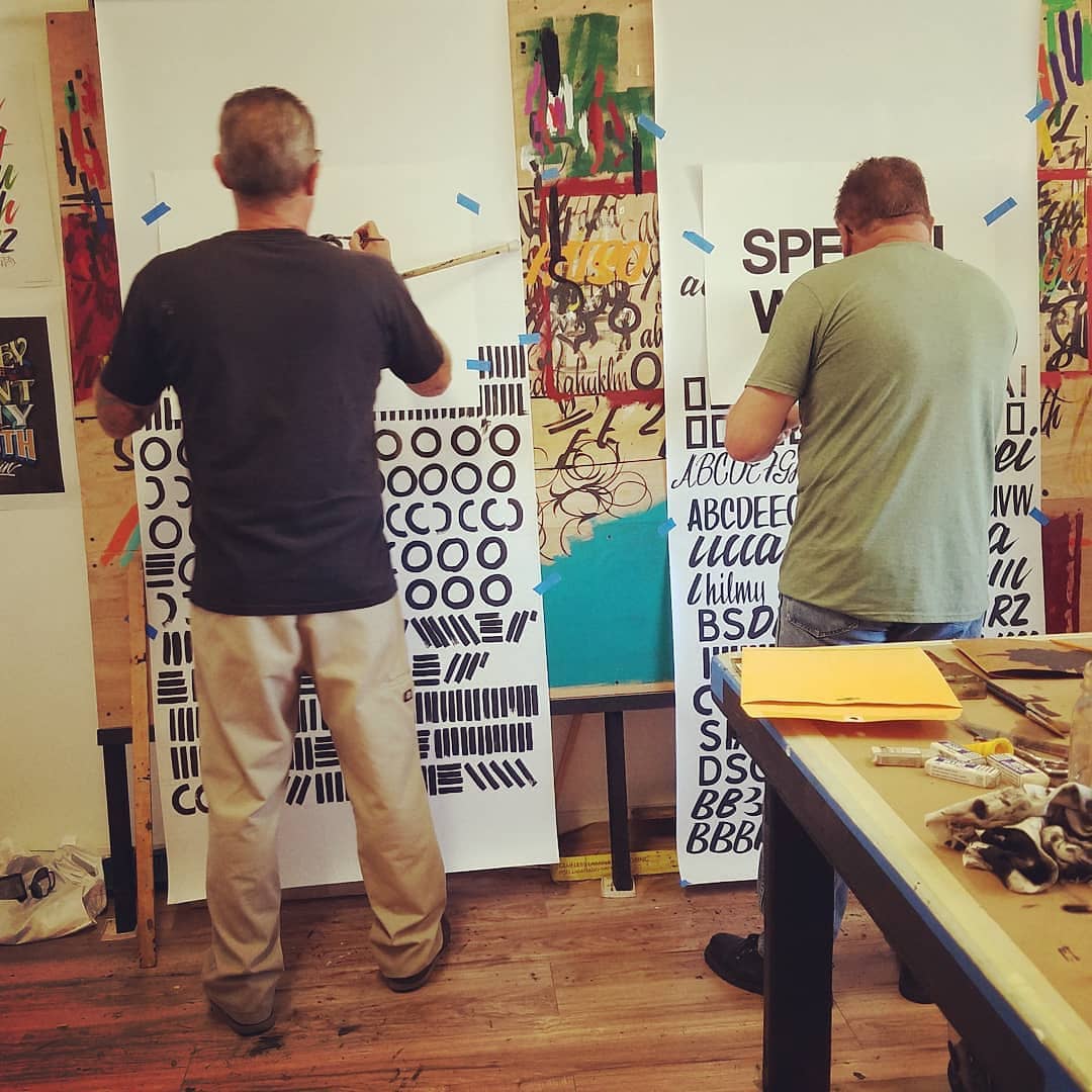 BRUSH BASICS Workshop. November 3rd - John King Letter Art