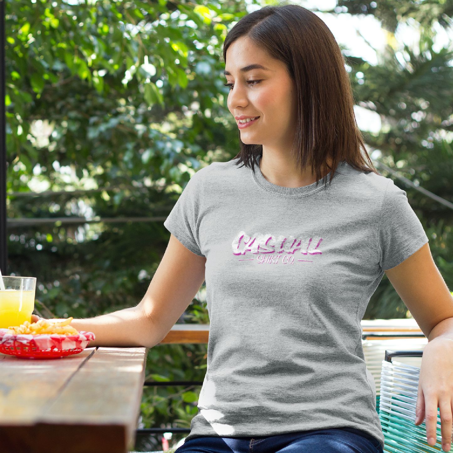 Ladies City Neon Casual T-Shirt