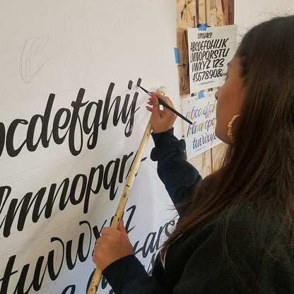 Script and Casual Signpainting Workshop. December 7th-8th 2024