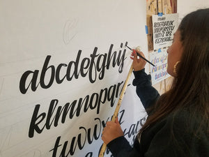 Script and Casual Signpainting Workshop. OCT. 21st-22nd 2023