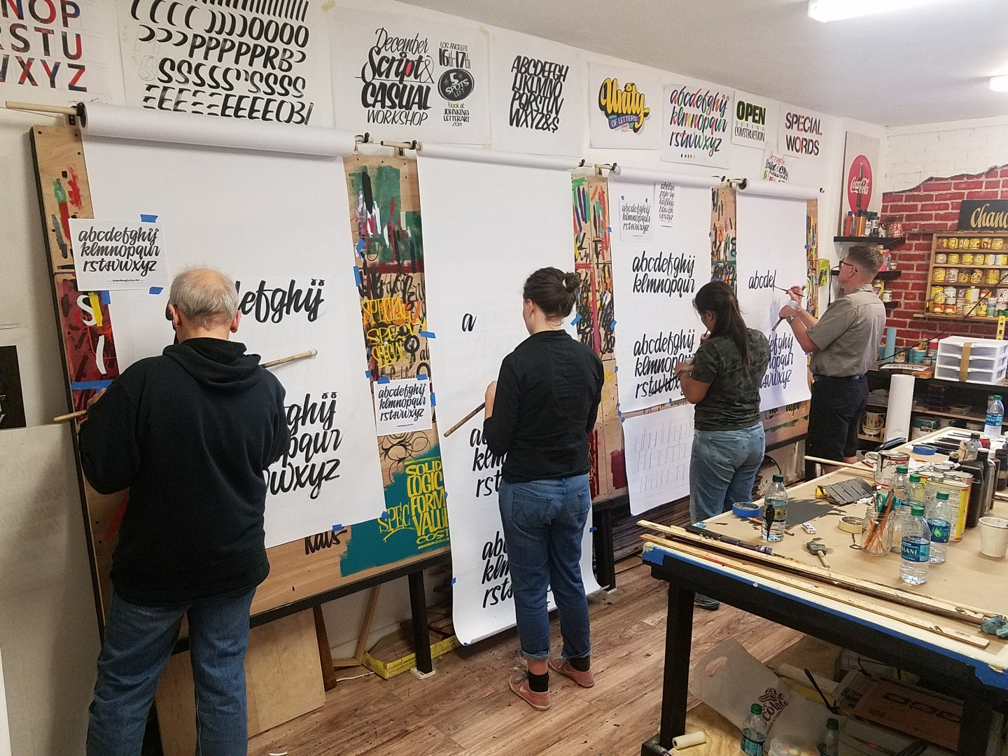 Script and Casual Signpainting Workshop. June 22nd-23rd 2024