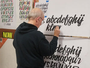 AUGUST Script and Casual Lettering Workshop. AUG. 19th-20th 2023