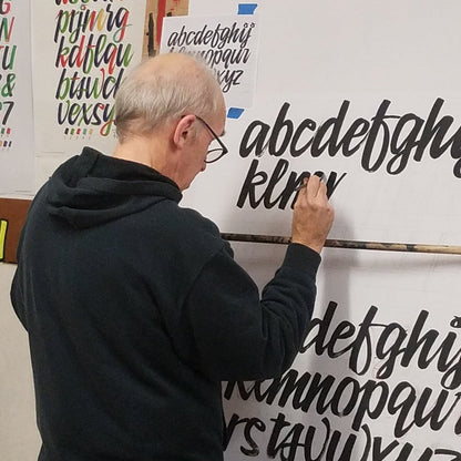 Script and Casual Signpainting Workshop. December 7th-8th 2024