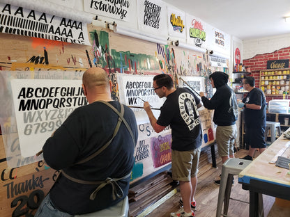 Script and Casual Signpainting Workshop. June 22nd-23rd 2024