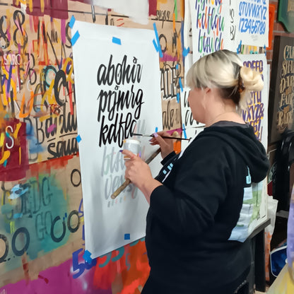 Script and Casual Signpainting Workshop. December 7th-8th 2024