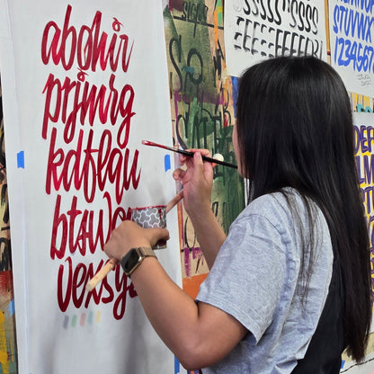 Script and Casual Signpainting Workshop. December 7th-8th 2024