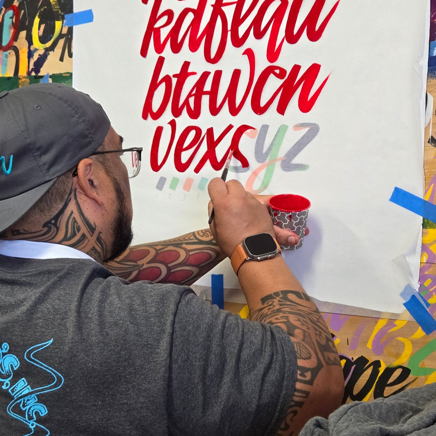 Script and Casual Signpainting Workshop. December 7th-8th 2024