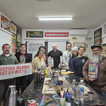 Sign Painting Workshop Los Angeles