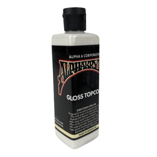 Alphakrylik GLOSS TOPCOAT 8oz Bottle