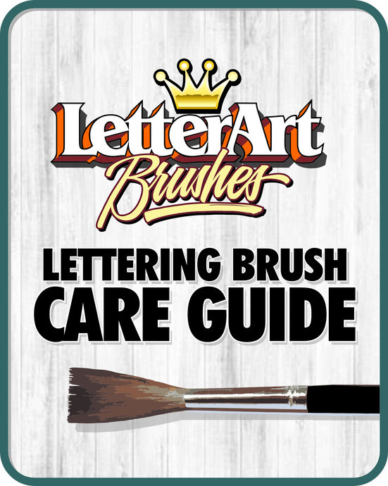FREE Lettering Brush Care Guide