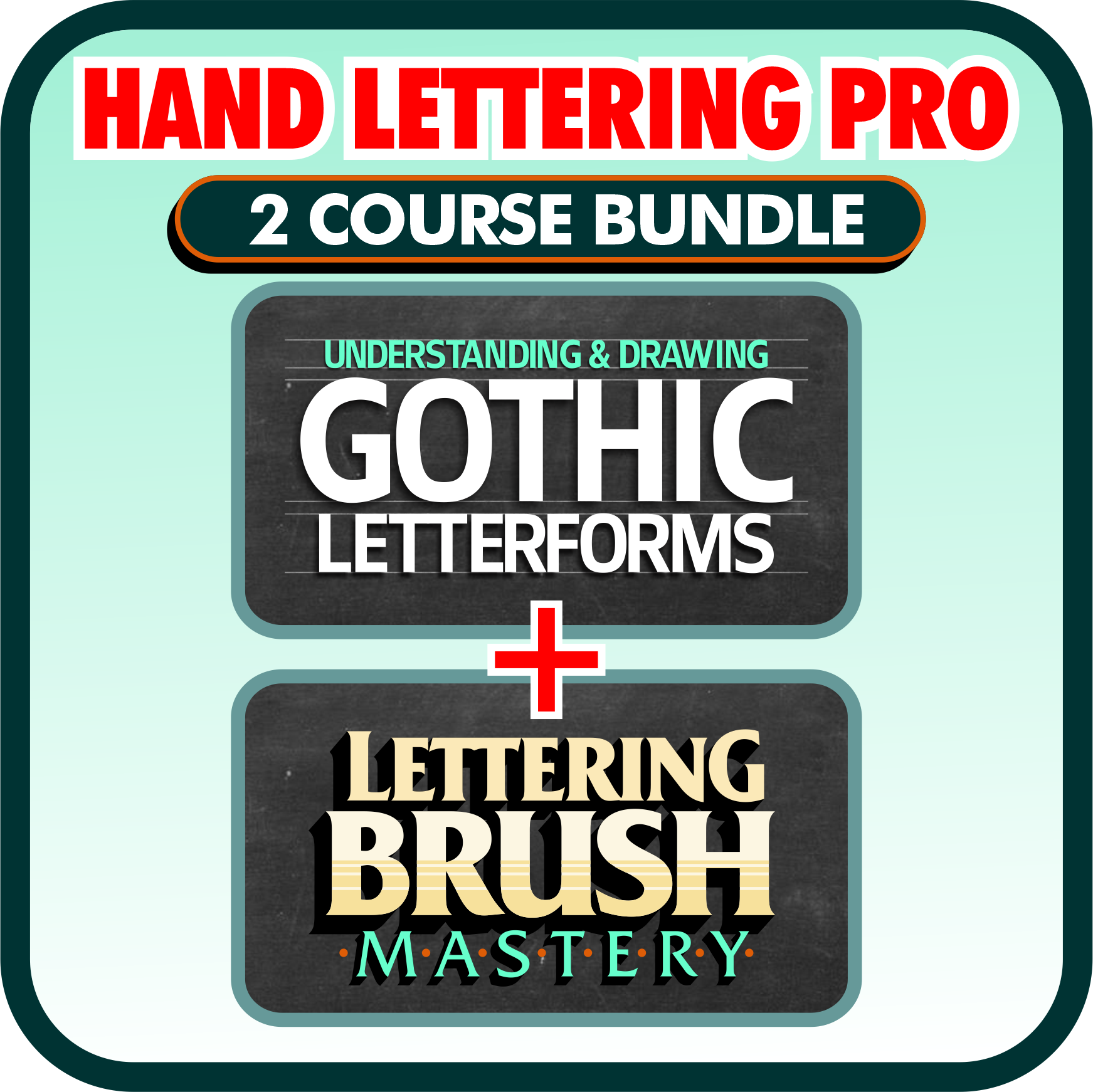 Main Course Lettering Design HAND LETTERING PRO 2 Course Bundle – John King Letter Art