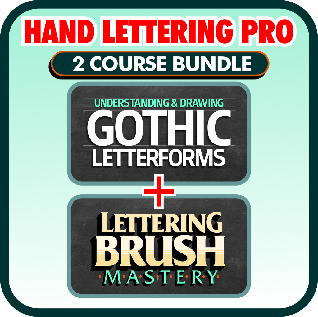 HAND LETTERING PRO 2 Course Bundle – John King Letter Art