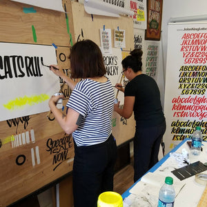Script and Casual Signpainting Workshop. DEC. 9th-10th 2023