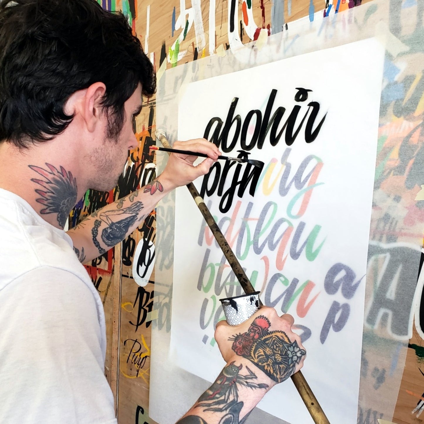 Script and Casual Signpainting Workshop. June 22nd-23rd 2024