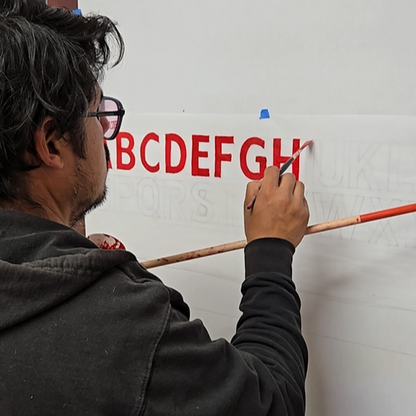 sign painting signwriting workshop los angeles John King 
