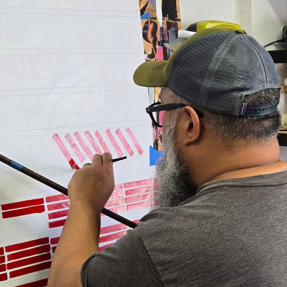 Signpainting workshop Los Angeles with John King
