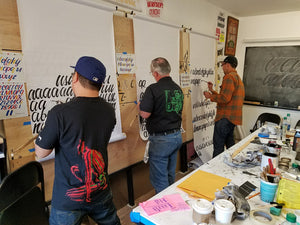 October Script and Casual Lettering Workshop. OCT. 12th-13th 2019 - John King Letter Art