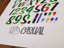 Casual Brush Stroke Tutorial Poster 18" x24" - John King Letter Art