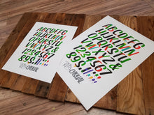 Casual Brush Stroke Tutorial Poster 16" x 20" - John King Letter Art