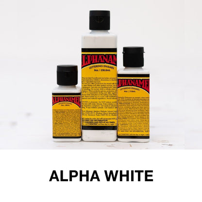 Alphanamel ALPHA WHITE.