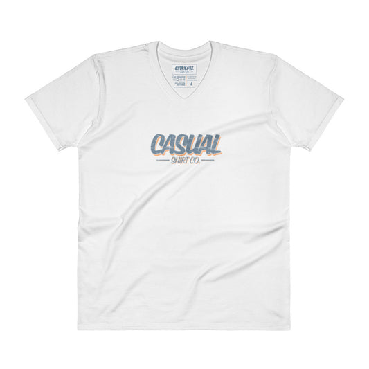 California Morning Tee V-Neck - John King Letter Art